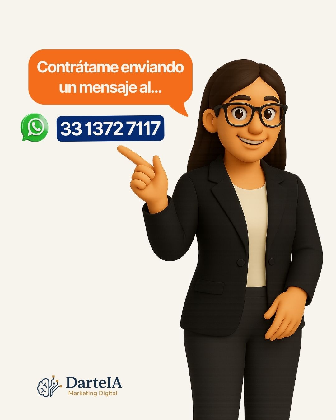 Envia un mensaje de WhatsApp al 3313727117 para contratar.