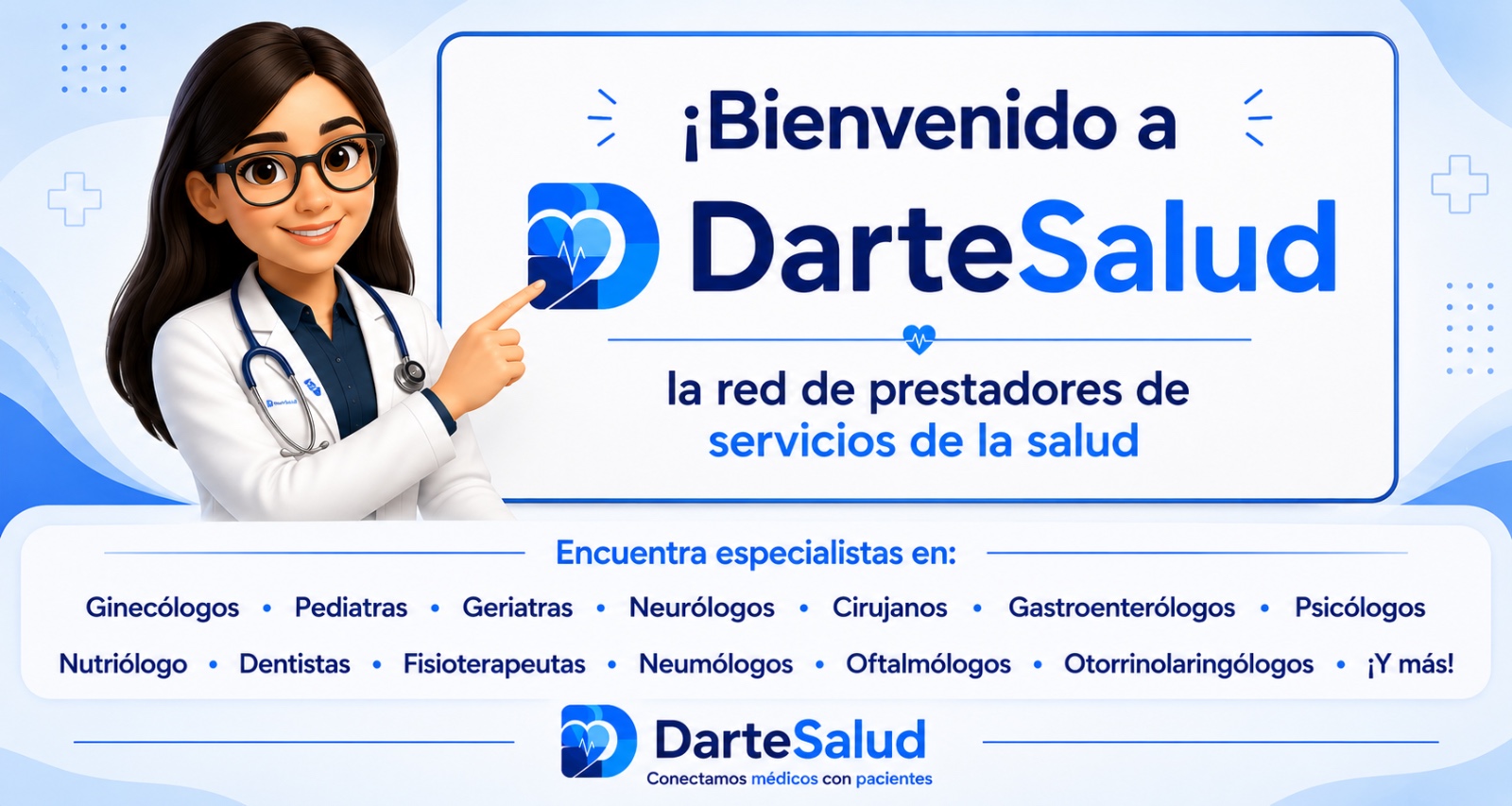 Bienvenido a DarteSalud, red de prestadores de servicios de la salud